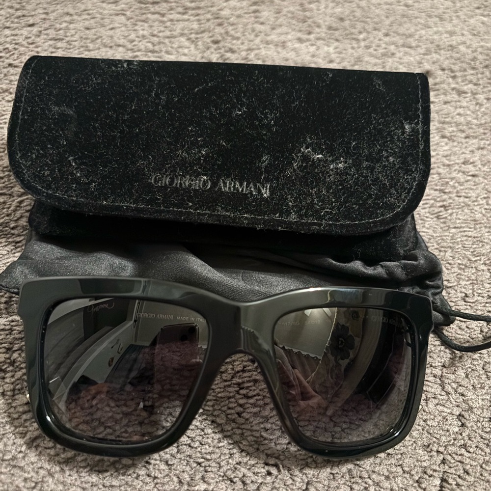 Giorgio Armani Black Sunglasses